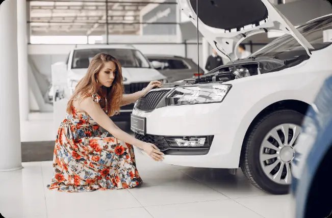 Verificação de um carro antes da compra